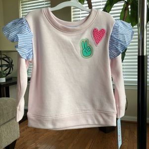Cat & Jack Girl’s Toddler Sweatshirt **Last One**